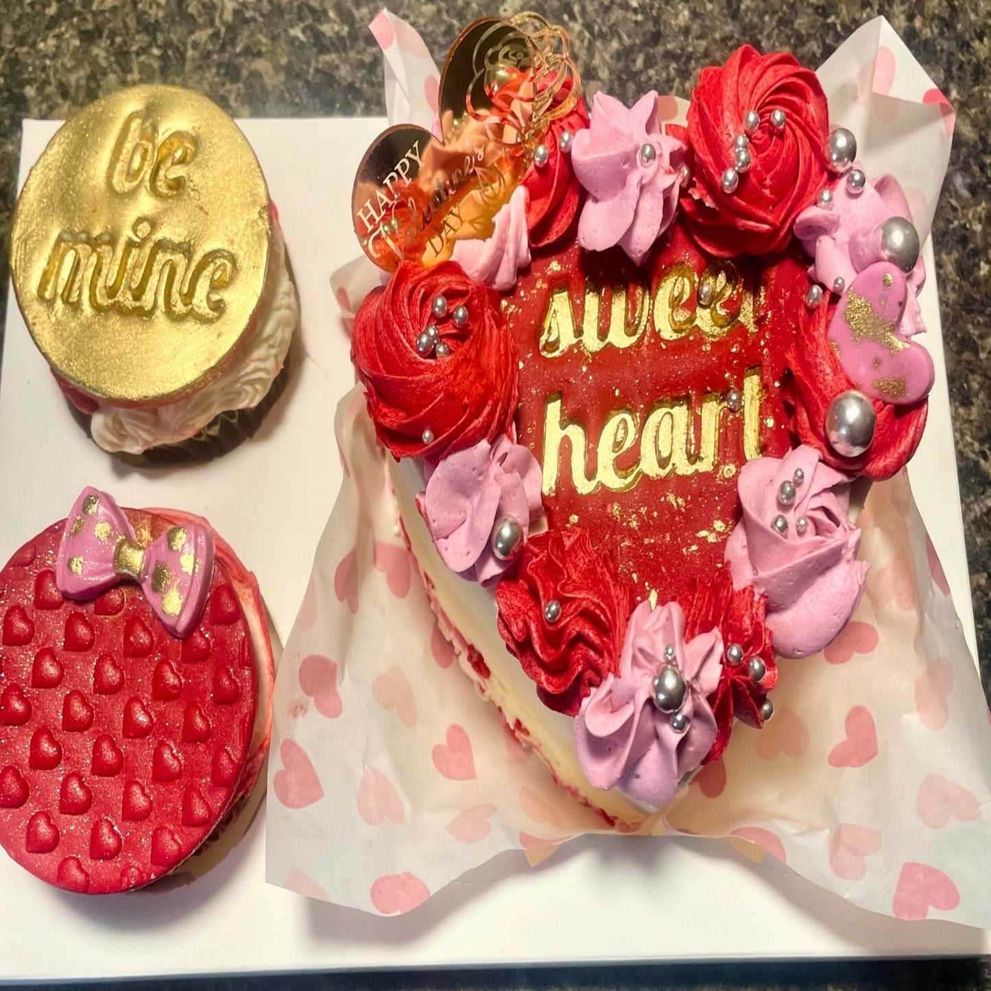 Mini 5" Cake with 2 Cupcakes (Local Pick Up Only)